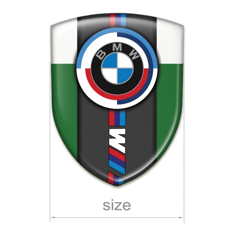BMW M Power Silicone Shield Green White Edition 