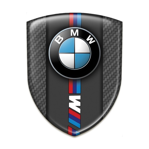 BMW M Logo Emblem Carbon Print Classic Logo 