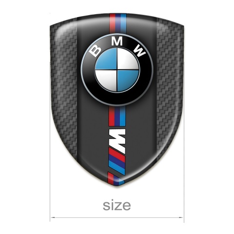 BMW M Logo Emblem Carbon Print Classic Logo 