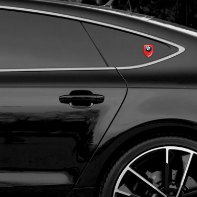 BMW Self Adhesive Car logo Emblem Red Pattern 