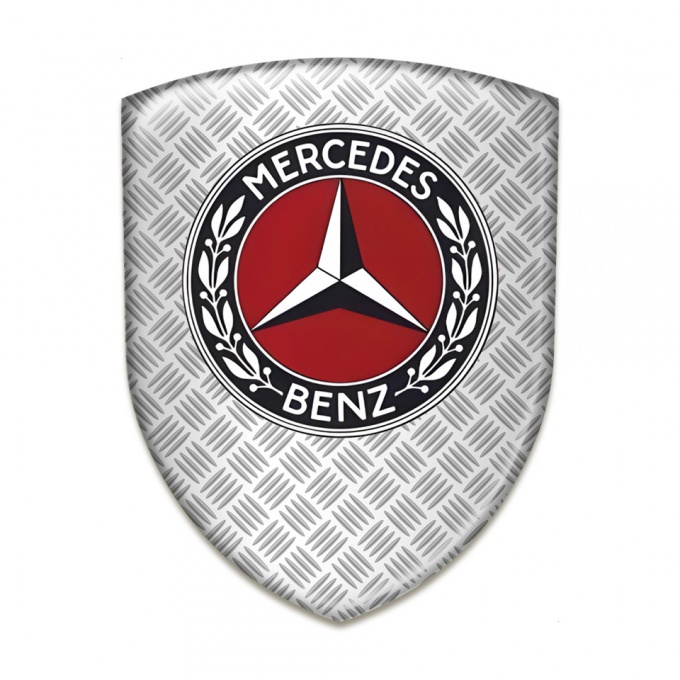 Mercedes Benz Domed Emblem Mesh Effect Type 