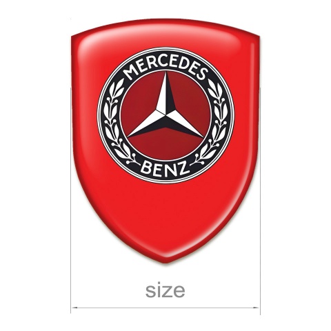 Mercedes Benz Emblem Exterior Red Edition 