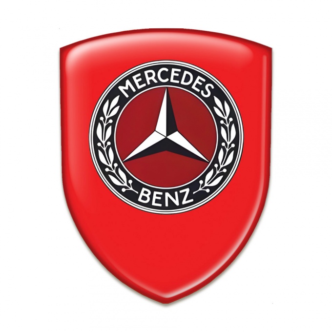 Mercedes Benz Emblem Exterior Red Edition 