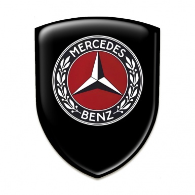 Mercedes Benz Emblem Interior Black Red edition 