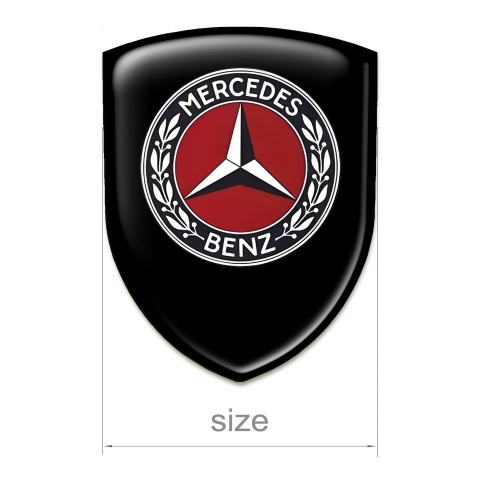 Mercedes Benz Emblem Interior Black Red edition 