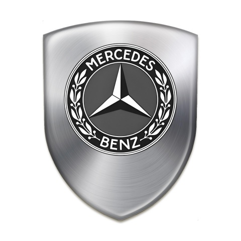 Mercedes Benz Self Adhesive Car logo Emblem metallic Effect Design 