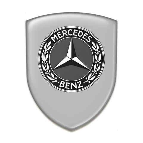 Mercedes Benz Car Interior Badge Grey Design 