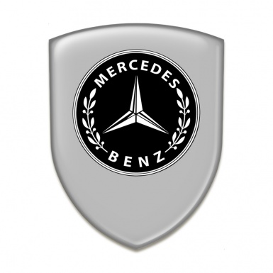 Mercedes Benz Silicone Emblem Grey Style 