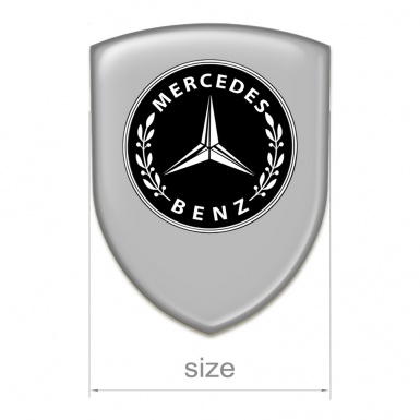 Mercedes Benz Silicone Emblem Grey Style 