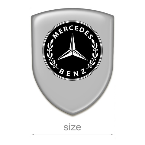 Mercedes Benz Silicone Emblem Grey Style 