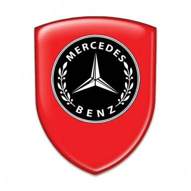 Mercedes Benz Resin Sticker Racing Edition Red Style 