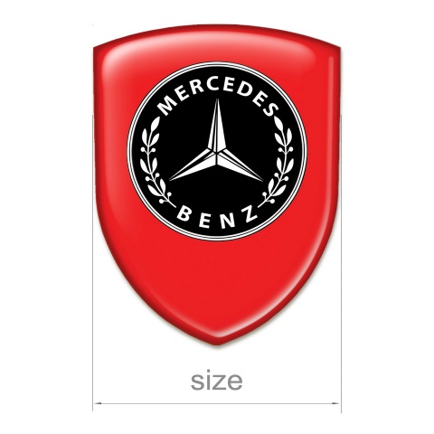 Mercedes Benz Resin Sticker Racing Edition Red Style 