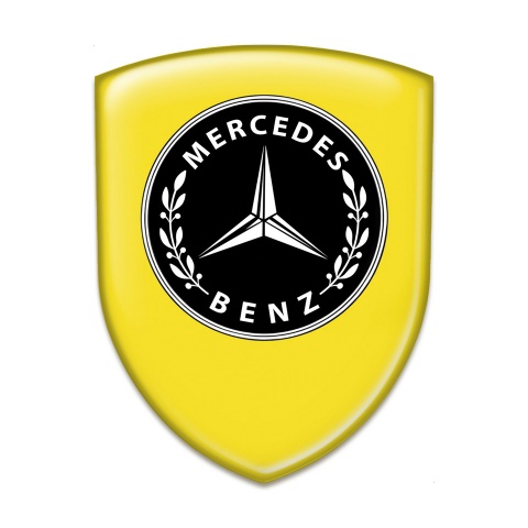 Mercedes Benz Emblem Exterior Stylish Yellow Style 