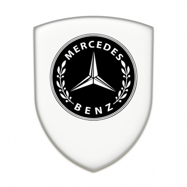 Mercedes Benz Emblem Interior White Style 