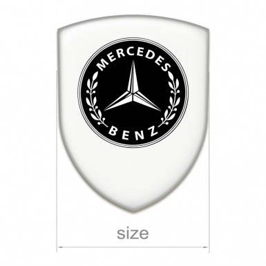 Mercedes Benz Emblem Interior White Style 