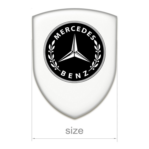 Mercedes Benz Emblem Interior White Style 