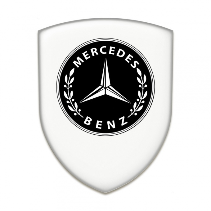 Mercedes Benz Emblem Interior White Style 