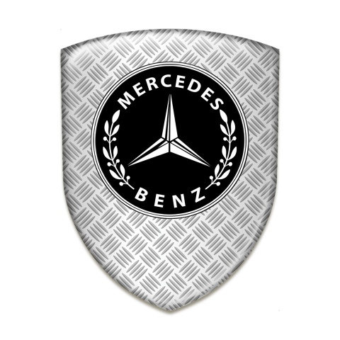 Mercedes Benz Logo Emblem Mesh Effect Style 