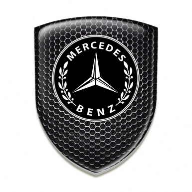 Mercedes Benz Emblem Exterior Perforated Steel Design 