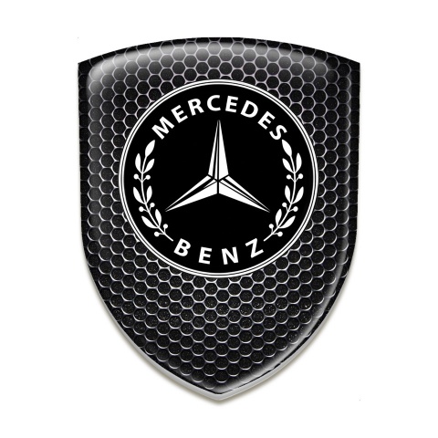 Mercedes Benz Emblem Exterior Perforated Steel Design 