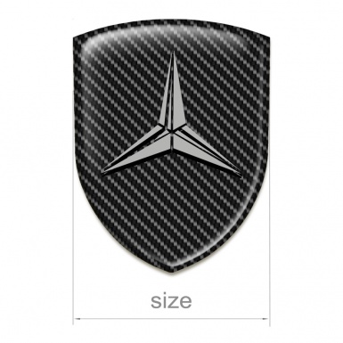 Mercedes Silicone Emblem dark Carbon Edition 