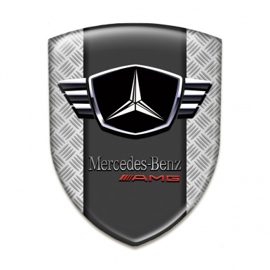 Mercedes Emblem Exterior Mesh Effect Base Winged logo 
