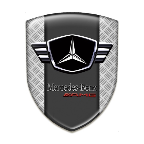 Mercedes Emblem Exterior Mesh Effect Base Winged logo 