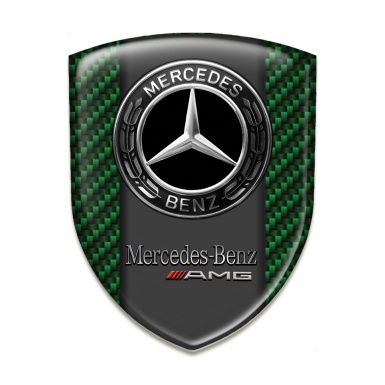 Mercedes AMG Emblem Exterior Green Carbon Design 