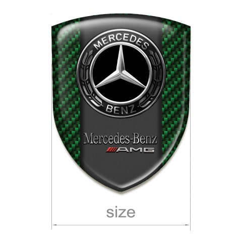 Mercedes AMG Emblem Exterior Green Carbon Design 