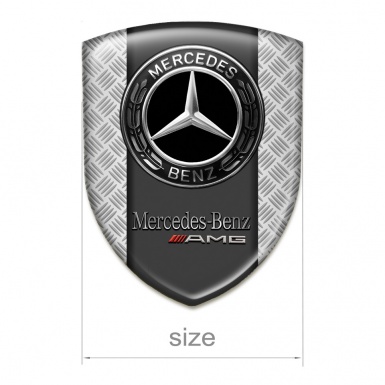 Mercedes AMG Tuning Emblem Mesh Effect Design