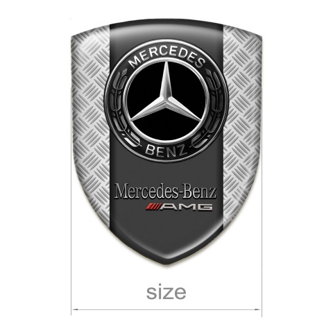 Mercedes AMG Tuning Emblem Mesh Effect Design