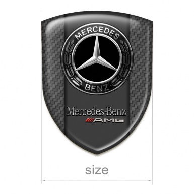 Mercedes AMG Car Accessories Badge Carbon Edition 