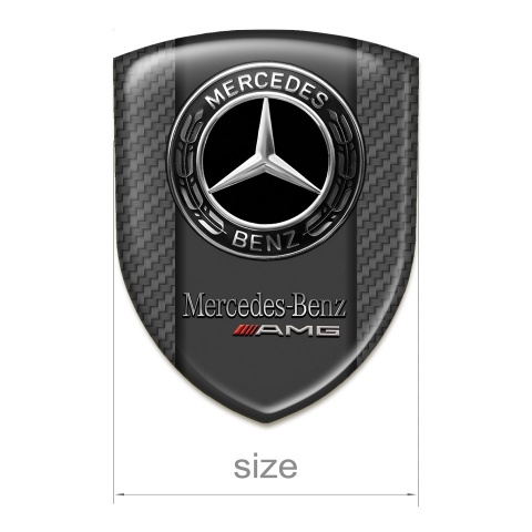 Mercedes AMG Car Accessories Badge Carbon Edition 