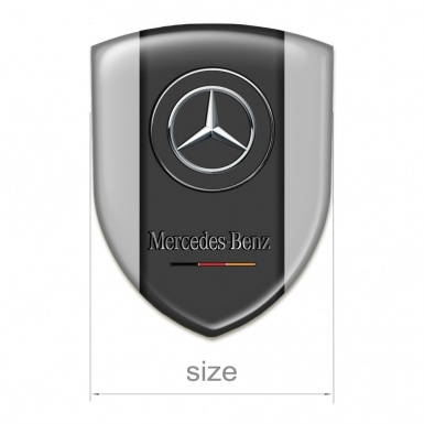 Mercedes Benz Emblem Exterior Grey Base Classic Logo 