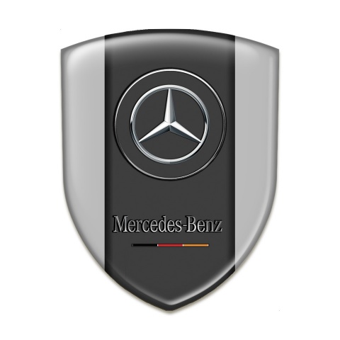 Mercedes Benz Emblem Exterior Grey Base Classic Logo 