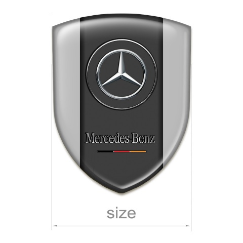 Mercedes Benz Emblem Exterior Grey Base Classic Logo 