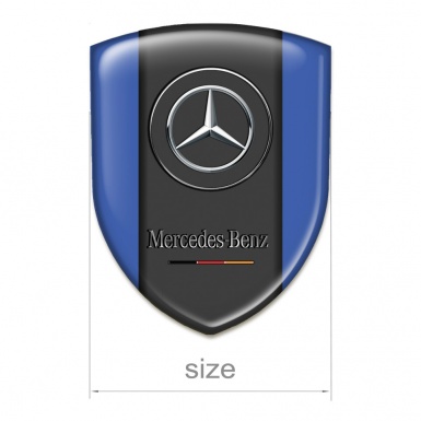 Mercedes Benz Emblem Interior Blue Base Classic Logo 