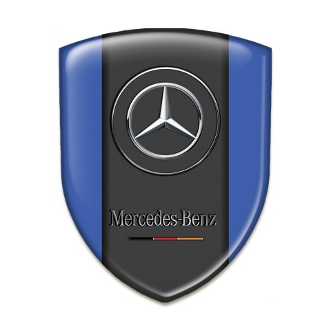 Mercedes Benz Emblem Interior Blue Base Classic Logo 