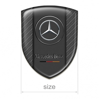 Mercedes Benz Silicone Emblem Carbon Version 