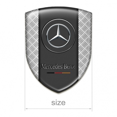 Mercedes Benz Resin Sticker Mesh Effect Version 