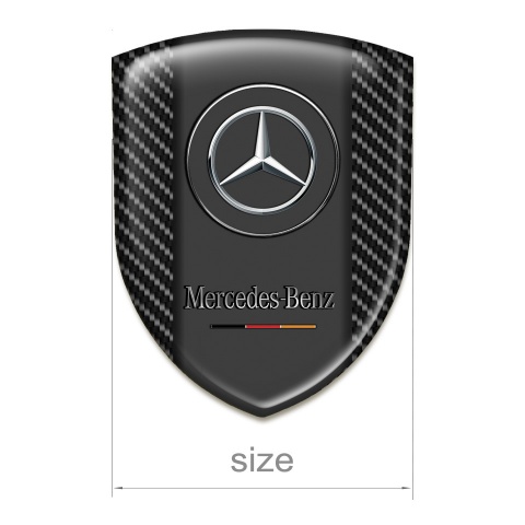 Mercedes Benz Tuning Emblem Dark carbon Version 