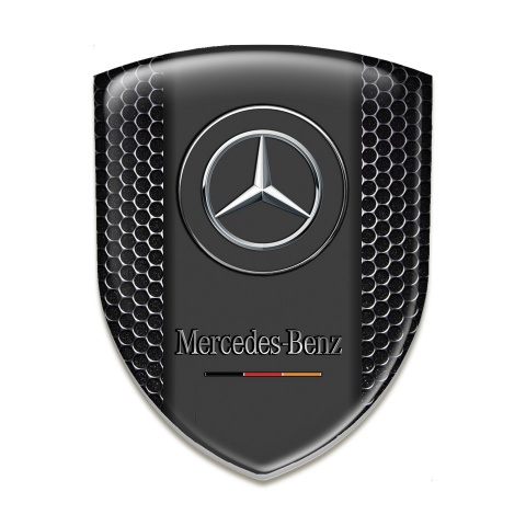Mercedes Benz Car Accessories Badge Perforated Steel Version 