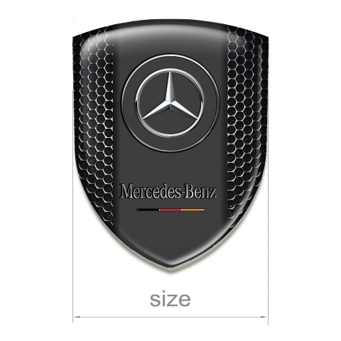 Mercedes Benz Car Accessories Badge Perforated Steel Version 