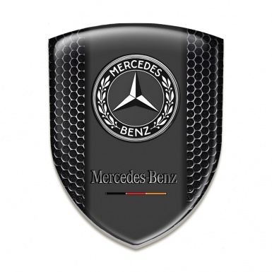 Mercedes Benz Self Adhesive Car logo Emblem Perforated Steel Variant 