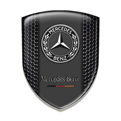 Mercedes Benz Self Adhesive Car logo Emblem Perforated Steel Variant 