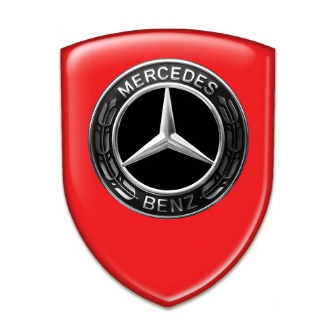 Mercedes Car Interior Badge Red Base design 