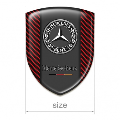Mercedes Benz Silicone Shield Red Carbon Variant 