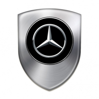 Mercedes Emblem Exterior Racing Edition Silver Design 