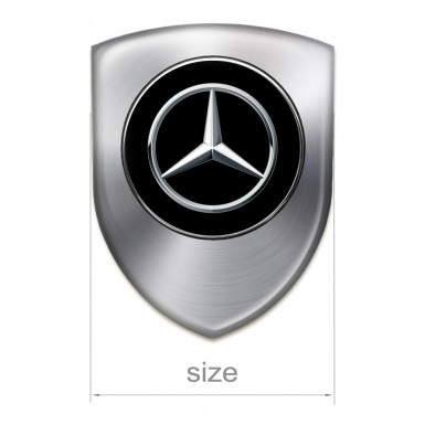 Mercedes Emblem Exterior Racing Edition Silver Design 