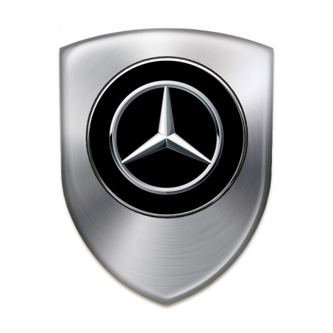 Mercedes Emblem Exterior Racing Edition Silver Design 